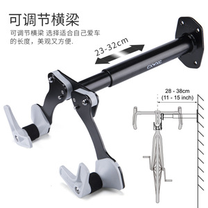 <span class=keywords><strong>Prezzo</strong></span> all'ingrosso colore nero nuovo design bicicletta montaggio a parete rack - Product Image 4