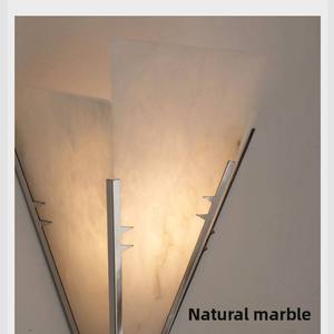 โคมไฟติดผนัง LED รุ่น Alabaster Bouquet สไตล์ฝรั่งเศสกลางศตวรรษ ดีไซน์สเปน ตกแต่งทันสมัย ปรับความสว่างได้ เหมาะสำหรับห้องนอน ห้องนั่งเล่น โรงแรม - Product Image 3