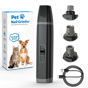 Lime à ongles électrique pour animaux de compagnie, rechargeable, en caoutchouc, 2 vitesses, double éclairage LED, facile à utiliser – Produits populaires tendance 2026 - Product Image 1