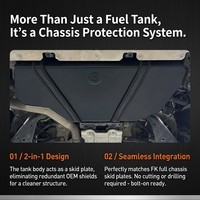 BYD Leopard 5 Bao 5 110L JK Sub Tank 4x4 Hybrid Jarak Jauh Ekspansi Bahan Bakar Paduan Al-Mg Pelat Samping 3mm Garansi 5 Tahun