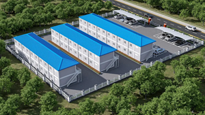 บ้านสำเร็จรูปเหล็ก 2 ชั้น ปี 2026 ฟอซาน ดีลูเซอร์ คี เฮ้าส์ สำหรับสร้างมัสยิด โกดังเก็บของ หอพัก โรงแรม ห้องละหมาด ร้านอาหาร - Product Image 4