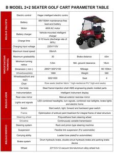 Voiture de golf tout-terrain à grandes roues, nouvelle voiture <span class=keywords><strong>électrique</strong></span> à 4 roues motrices 4x4, kart, voiture de club à vendre avec benne de chargement - Product Image 6