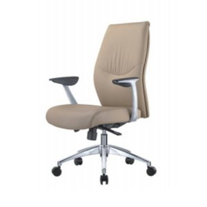 Silla de oficina moderna y cómoda de cuero 36019-1905C/BA - Product Image 3