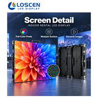 Écran LED de location intérieur P2.604 P2.976 P3.91 500x500mm à verrouillage rapide pour mur vidéo de scène et événements