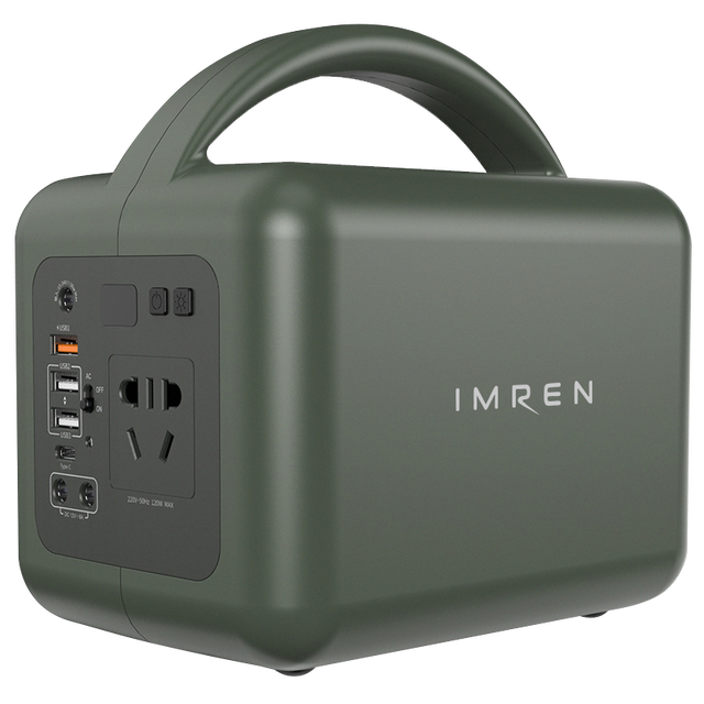 Portable Power Station 120W Pure Sine Wave Ac Outlet for Outdoors Camping Travel Emergency Portable Power Supply