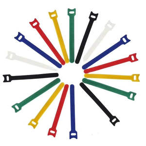 Cırt cırt Velcroes 100% naylon özel kablo bağları veri kablosu bağları elastik yama bağlantı elemanları özel paket Velcroes - Product Image 2