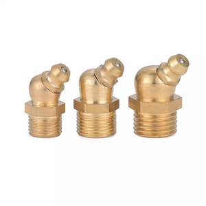 Thẳng và 90 độ và 45 độ Brass <span class=keywords><strong>zerk</strong></span> mỡ núm vú phù hợp Bộ dụng cụ loại M6 M8 M10 - Product Image 5