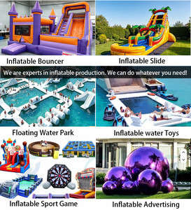 Château gonflable commercial Wanyun, structure gonflable 7x5m, capacité 500kg, certifié CE, location pour fêtes d'enfants, PVC extérieur - Product Image 5