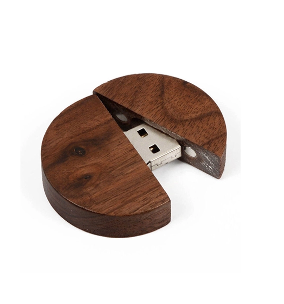 Bulk Round Shape Wooden Usb Flash Drive 2.0 3.0 Memory Sticks Pen Drive 8GB 16GB 32GB USB Flash Drive 64GB
