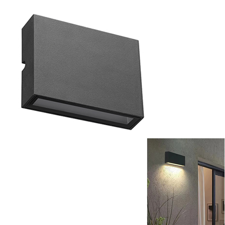 Mini square Downward Lighting Single Head Outdoor Wall Light Waterproof Eave Decorative Background Wall Atmosphere Light · image 2
