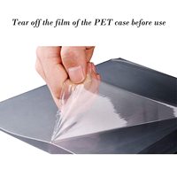 Grande boîte à gâteaux transparente en PET pour gâteau de boulangerie de 8 "boîte-cadeau transparente pour anniversaire mariage noël nouvel an