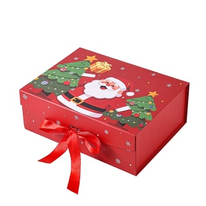 For Bestseller Christmas Gift <b>Box</b> <b>White</b> <b>Cardboard</b> Gift Packaging One-Piece Bow with Magnetic Closure Wholesale - Product Image 6