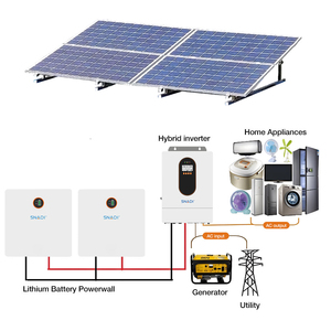 SNADI sistema solare Off Grid 5KW 25KW 30KW 10KW sistema solare ibrido completo sistema solare per la casa 20KW - Product Image 1