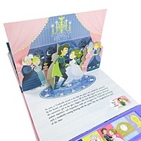 Livre sonore pop-up avec son activé par la lumière sur chaque page, 6 sons uniques, fournisseur de livres sonores personnalisés OEM
