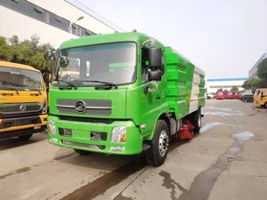 Camión barredor de calles Dongfeng 18T con lavadora y desatascador de alcantarillas - Product Image 4