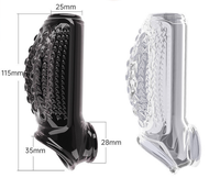 Jouets sexuels pour adultes, préservatif allongé et épaissi avec des épines, dents de loup, préservatif en cristal réutilisable pour homme