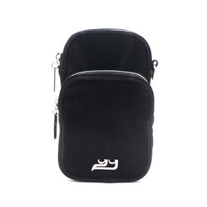 Top Tier Glossy Black Crossbody Bag With Removable <b>Shoulder</b> <b>Strap</b> And Metallic Shine Material For Night Out - Product Image 2