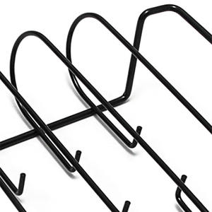 Support à côtes antiadhésif pour barbecue, grille de cuisson en acier inoxydable pour poulet, <span class=keywords><strong>bœuf</strong></span>, côtes, panier de grillade - Product Image 4