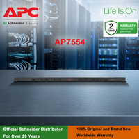 APC AP7554 3680W 16A 230V Switched Zero-U Rack PDU Manajemen Stopkontak Jarak Jauh untuk Server, Switch, dan Perangkat Jaringan