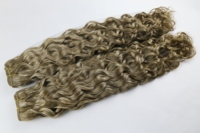 Vague naturelle de gros Extension de cheveux doublement étirés, tissage en paquet, cheveux humains Remy vierges alignés sur les cuticules