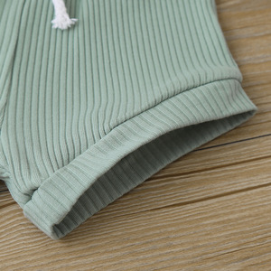 Conjunto de Ropa para Bebé de 2 Piezas, Camiseta + Pantalones Cortos, Ropa para Bebés, Ropa de Punto para Niñas, Ropa de Verano para Bebés - Product Image 5