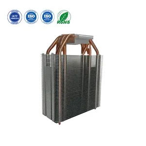Conjunto inteiro de radiador de tubulação de calor, tubo de cobre, personalização do processamento do dissipador de calor