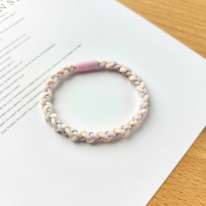 <b>Braided</b> Hair Tie Nylon Weaving High Elasticity Daily Use Multi Color Hair <b>Accessory</b> - Product Image 2