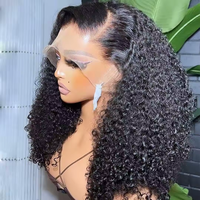 Perruques frontales en dentelle HD bouclées naturelles, 100 % cheveux humains, perruques brésiliennes en dentelle frontale en cheveux humains bruts bon marché pour femmes noires