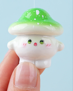 Figurines en résine 3D miniatures de champignons, elfes et fées, mignonnes et kawaii, pour mini-jardins de dessin animé, vente en gros, jouet pour enfant - Product Image 6