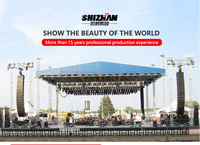 Estructura de Aluminio 6061-T6 con Certificación TUV CE, Estructura de Soporte para Iluminación de Techo de 400 mm para Escenarios, Eventos, Conciertos, Exposiciones Musicales, Exhibiciones