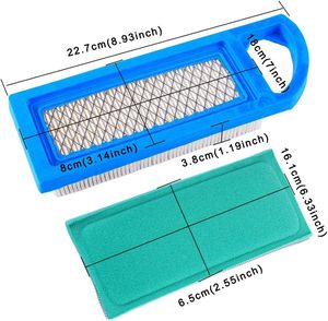795115 <span class=keywords><strong>Filtre</strong></span> <span class=keywords><strong>à</strong></span> <span class=keywords><strong>air</strong></span> 697015 Pré-<span class=keywords><strong>filtre</strong></span> pour moteur <span class=keywords><strong>Briggs</strong></span> <span class=keywords><strong>Stratton</strong></span> 697153 698083 697015 28AH76 28AH77 28BH77 28CH77 31E607 31E677 - Product Image 3