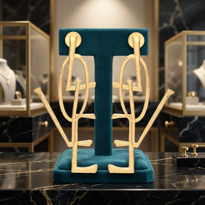 ต่างหูเด็กชุบทอง 24k รุ่นฮิต โรแมนติก รักโรแมนติก ดีไซน์ทันสมัย - Product Image 2