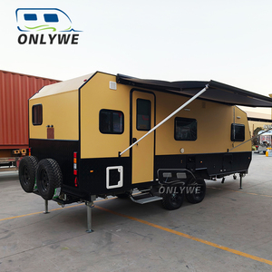 ONLYWE <span class=keywords><strong>Caravane</strong></span> hybride tout-terrain personnalisée, <span class=keywords><strong>caravane</strong></span> de camping, remorque de camping, camping-car, camping-car avec salle de bain - Product Image 1