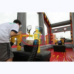 Tarte à Air gonflable en PVC de 0.55Mm pour enfants, <span class=keywords><strong>jeu</strong></span> de Sport, canonball, pistolet de tir, livraison gratuite - Product Image 4