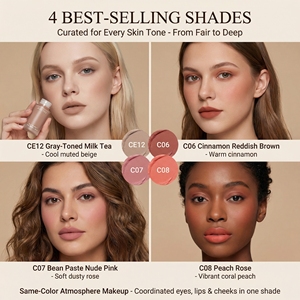 Brillo Labial Mate Hidratante de Larga Duración con Acabado Natural, Maquillaje Diario de Buena Calidad, con Tubos de Plástico y Logotipo Personalizado - Product Image 5