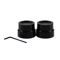Kit de Tornillos, Tuercas y Cubiertas para Eje Delantero y Trasero para Harley Softail Deluxe Fat Boy Heritage Sportster 883 1200 Touring Dyna