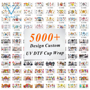 Inspirational 3D Halloween Logo Sticker 16oz UV có thể giặt cup kết thúc tốt đẹp PVC & Pet Chất liệu tùy chỉnh Private logo nhãn - Product Image 1