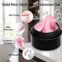 YouGel Vernis Gel UV 10 Couleurs Formule Solide Non Collante pour Extensions d'Ongles avec Constructeur de Peinture en Bouteille (Non Toxique)