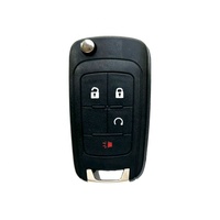 Coque de clé de voiture à 4 boutons de bonne qualité pour Chevrolet