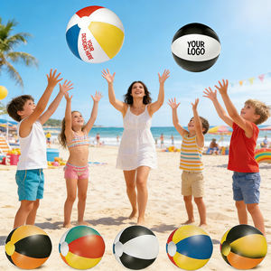 Pelotas de playa inflables de PVC con logo personalizado para niños pequeños, juegos de piscina, juguetes de verano - Product Image 2