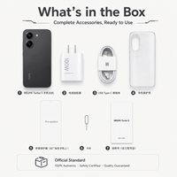 Nouveau smartphone de jeu Redmi Turbo 5 original avec double SIM, reconnaissance faciale, écran AMOLED, appareil photo 50MP+8MP, téléphone Android Xiaomi