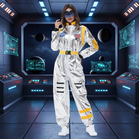 Costume d'astronaute pour scène et télévision, homme et femme, confortable, combinaison de pilote spatial pour adultes, idéal pour Halloween - Grande Vente