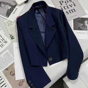 <span class=keywords><strong>Blazer</strong></span> Elegante Coreano para <span class=keywords><strong>Mujer</strong></span> de Oficina, Chaquetas y Abrigos Casuales a la Moda, Chaquetas Cortas de Un Solo Botón para <span class=keywords><strong>Mujer</strong></span>, Nueva Tendencia - Product Image 6
