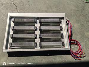 Panneau <span class=keywords><strong>de</strong></span> <span class=keywords><strong>chauffage</strong></span> électrique à conduit PTC personnalisé haute performance, éléments chauffants rectangulaires en aluminium, 220V, <span class=keywords><strong>double</strong></span> protection thermique - Product Image 2