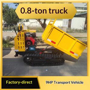 Camión Volquete Hidráulico Todoterreno de 0.8 T con Orugas y Empuje Manual para Exportación - Product Image 1