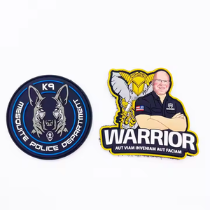 Sản xuất bán buôn tùy chỉnh 3D mềm PVC vá cao su các bản vá lỗi với cảm thấy vải mềm nhựa vinyl cao su PVC Logo tùy chỉnh TAG - Product Image 5