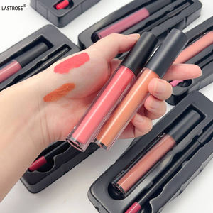 Private Label di alta qualità 2 in 1 rossetto liquido e fodera per labbra impermeabile Set Lipliner lucidalabbra di lunga durata - Product Image 3