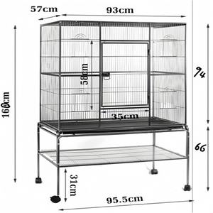 Nouveau Design Moderne Fantaisie forte rentable maison grand perroquet <span class=keywords><strong>cage</strong></span> grand espace oiseau voyage <span class=keywords><strong>cage</strong></span> <span class=keywords><strong>cage</strong></span> animal de compagnie - Product Image 6