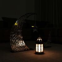 Décorations de Ramadan en forme de croissant de lune, décoration islamique pour la maison, cadeau pour les musulmans