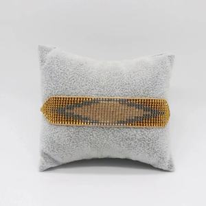 สร้อยข้อมือลูกปัด Miyuki งานทอมือ D102ลูกปัดสไตล์โบฮีเมียนลูกปัดญี่ปุ่นแบบโบฮีเมียนปรับเชือกได้ - Product Image 4